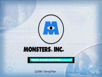 Disney-Pixar Monsters, Inc screen shot title